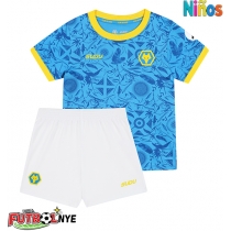 Camiseta Wolves Tolu Arokodare #14 Tercera Equipación para niños 2025-26 manga corta (+ pantalones cortos)